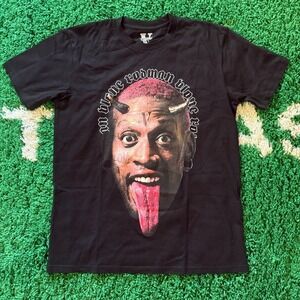 VLONE Dennis Rodman Graphic T Shirt Black Large Limited Edition